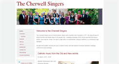 Desktop Screenshot of cherwellsingers.org